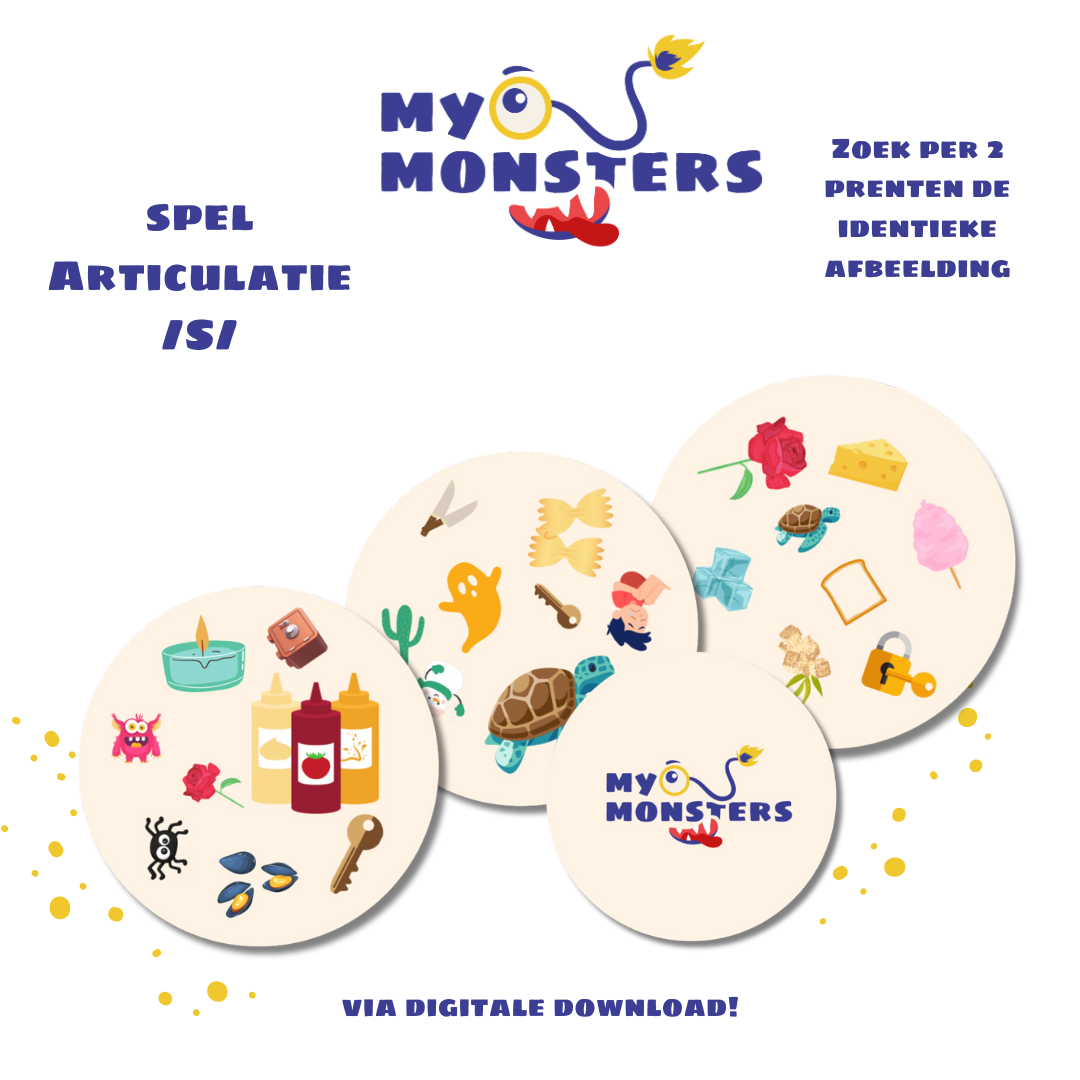 Digitaal spel - MyoMonsters - Articulatie /S/