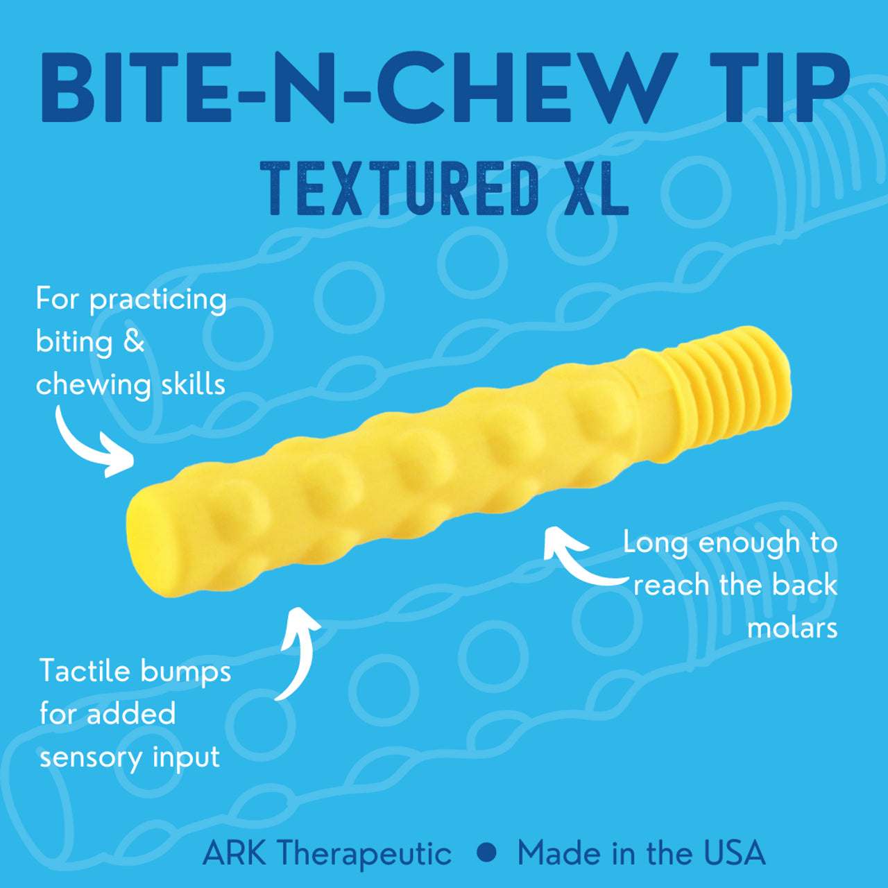 ARK opzetstuk Z-vibe - Textured Bite-n-Chew Tip XL