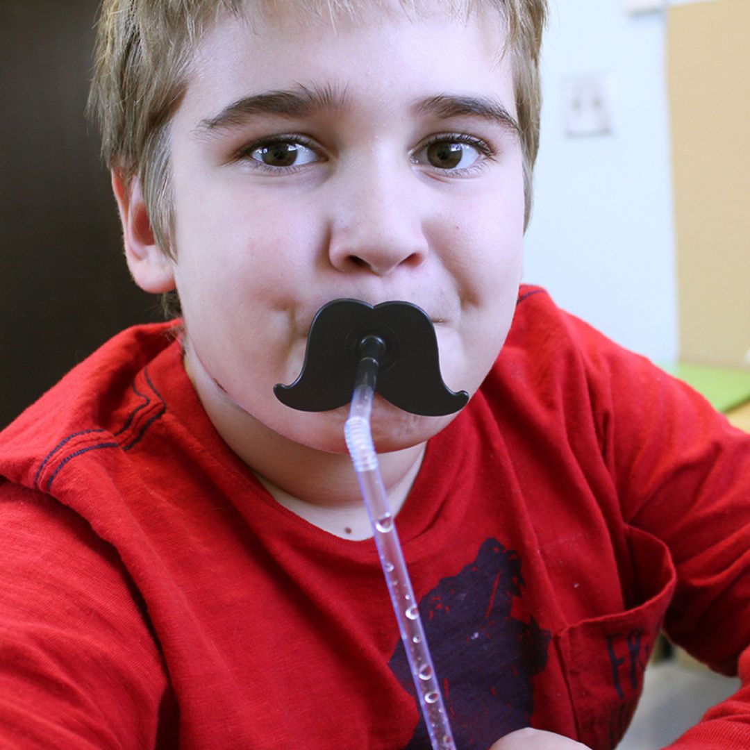 ARK - opzetstuk rietje - Mustache Straw Topper (1 Pack)