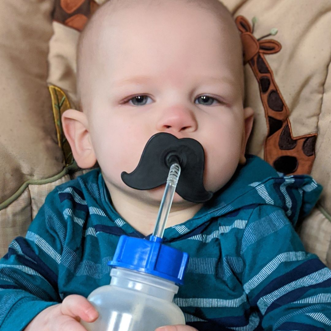 ARK - opzetstuk rietje - Mustache Straw Topper (1 Pack)