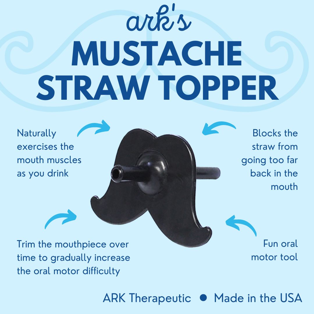 ARK - opzetstuk rietje - Mustache Straw Topper (1 Pack)