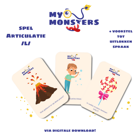Digitaal spel - MyoMonsters - Articulatie /L/