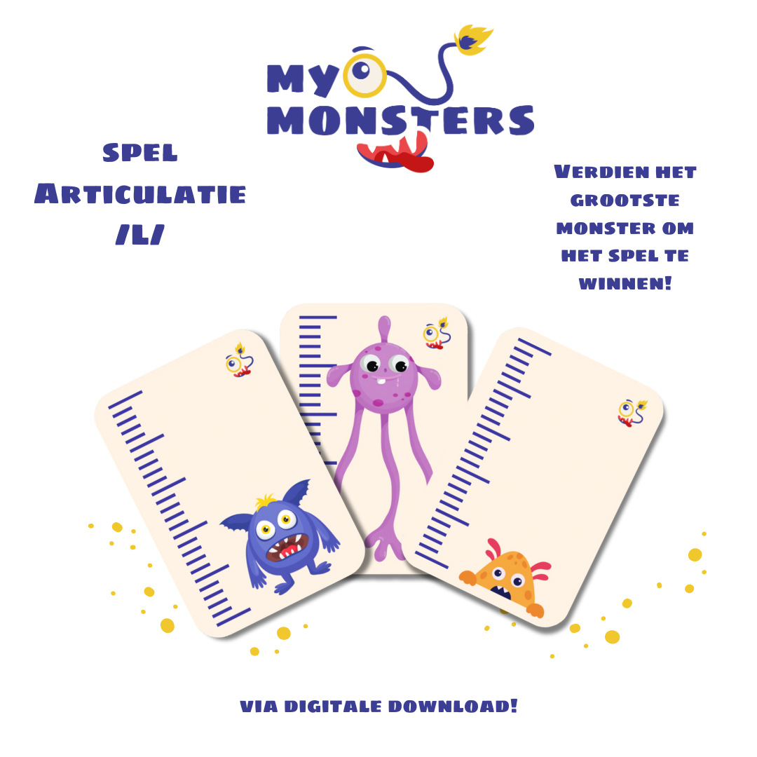 Digitaal spel - MyoMonsters - Articulatie /L/