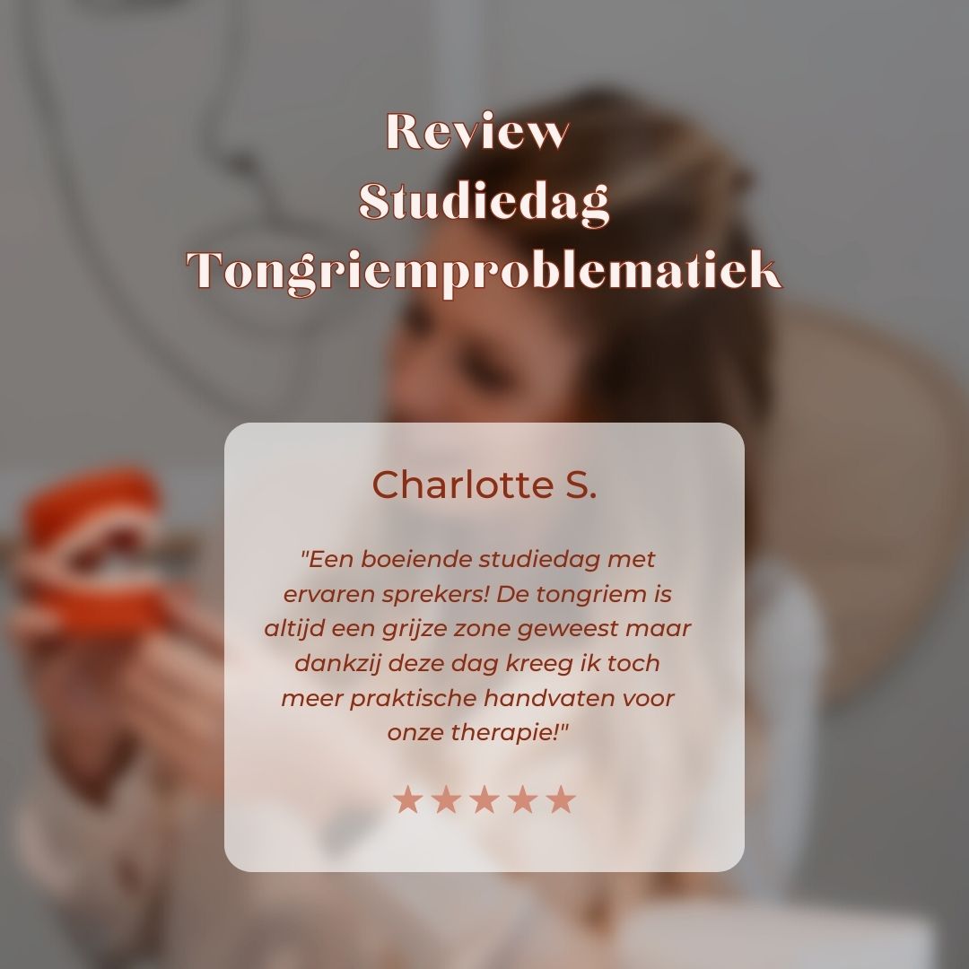 Het belang van tong- lip en wangriemen binnen OMFT. 09/09/2025