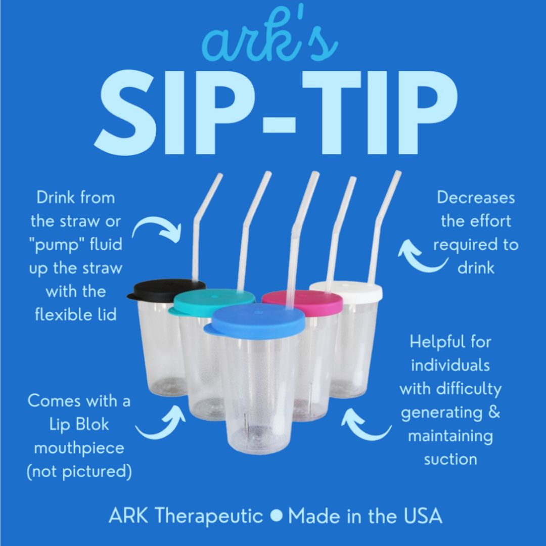 ARK's Sip-Tip® with One-Way Straws