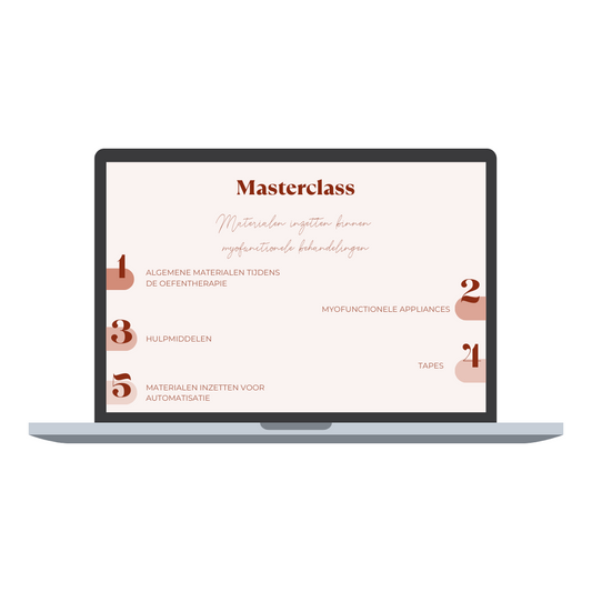 Masterclass materialen binnen OMFT